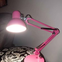 Lámpara de escritorio LED rosa