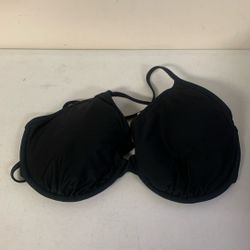 Body Glove Women’s Standard Bikini Bra. Sz F.   Black.            Pg