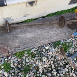 2” Straight Curl Bar With Weights 