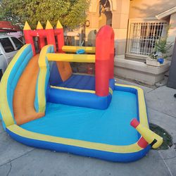 JOYLDIAS Inflatable Water Slide Bounce House,Slide Bouncer Castle

