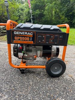 Generac 5.5kW gasoline powered generator
