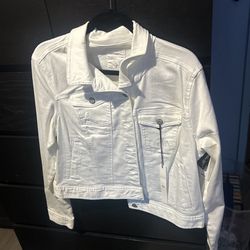 New White Jacket Celebrity Pink Size Xl