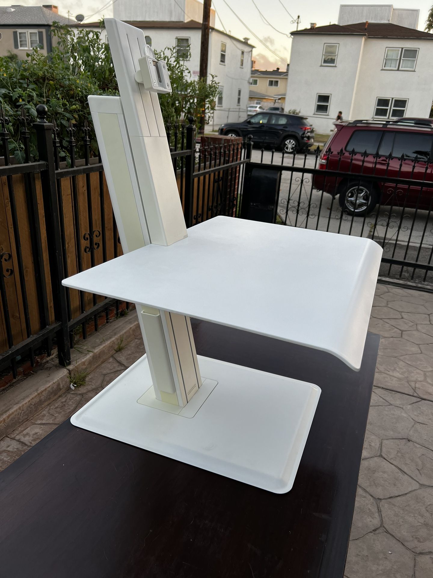 White Computer Standing Desk