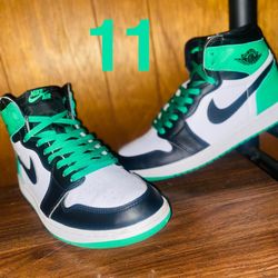 🔥Jordan 1 Retro High OG🔥! “Lucky Green!” Size 11! $90 OBO!