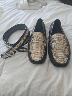 Zapatos Y Cinto Vaqueros