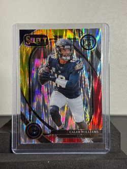 Caleb Williams 2024 Select Rookie Card Chicago Bears