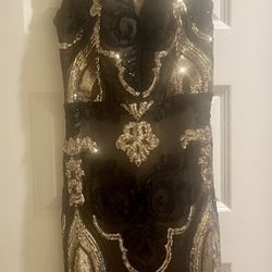 Long Formal Sequin Dress