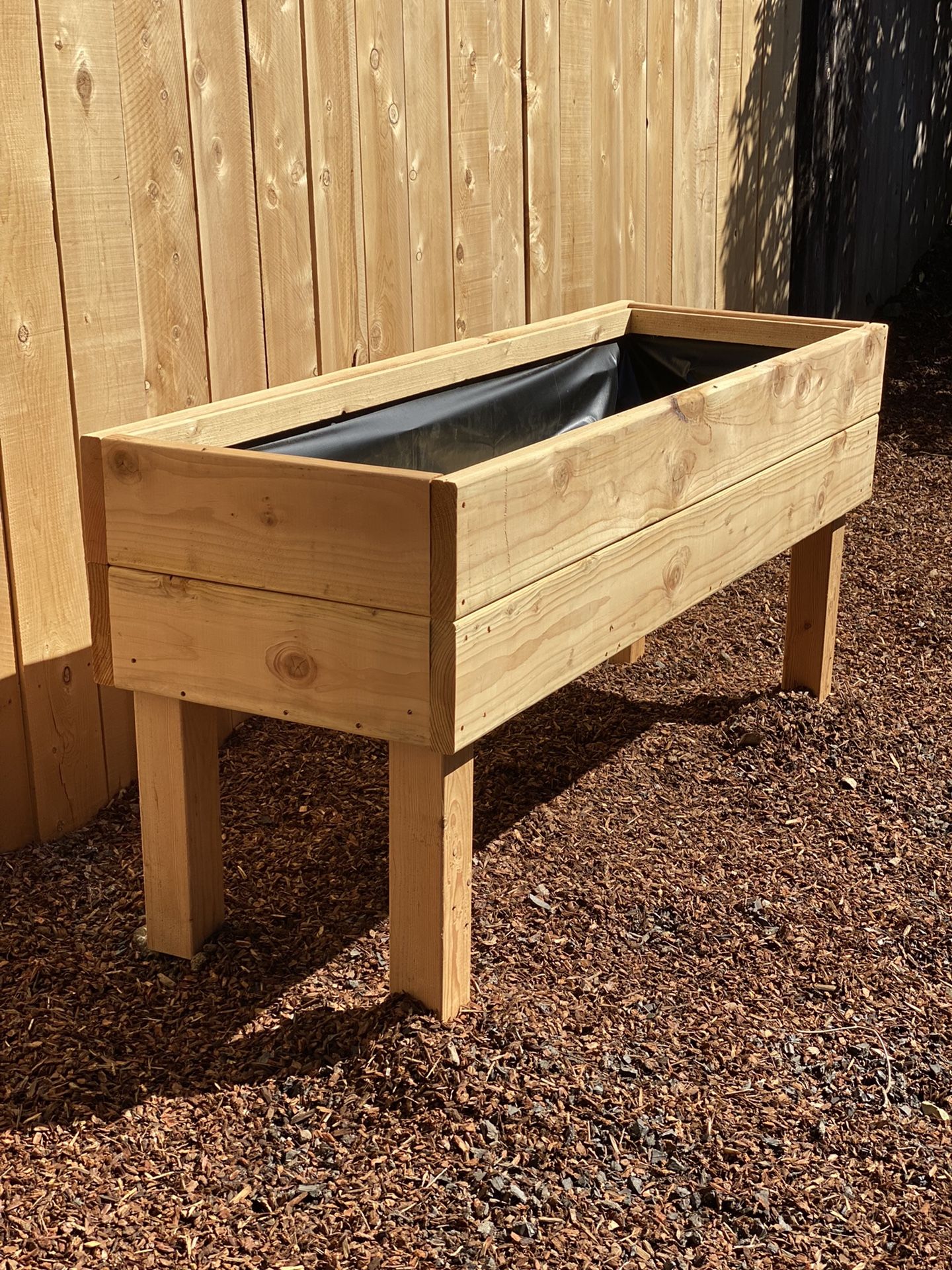 Raised 6 Foot Custom Cedar Planter Beds Boxes