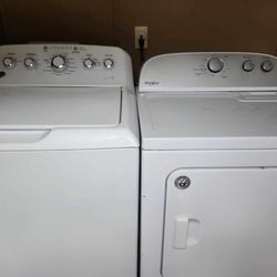 GE Washer and Whirlpool Dryer