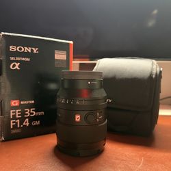 Sony FE 35mm F1.4GM (G Master Lens)