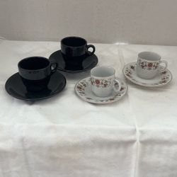Two Pair Of Espresso Cups Sell Together Or Separaty