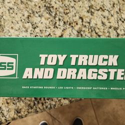 Hess Truck With Dragster.  Never Opened 