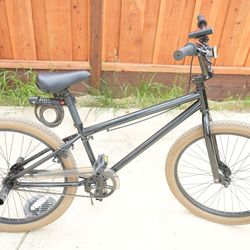 BMX Bike, Black, 24" tires