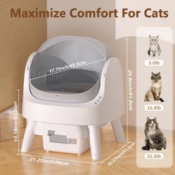 Electric Automatic Cat litter Box 