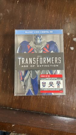 Tansformers age of extinction Blu Ray Sealed Limited Edition