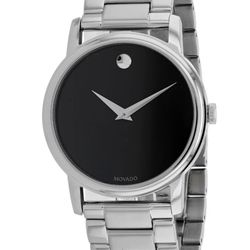 Movado Classic Museum Quartz Black Dial Men's Watch (contact info removed)