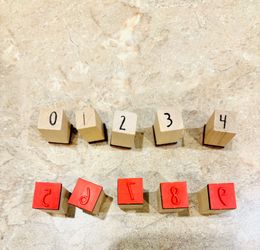 Number ink stamps-NEW-math, school, classroom, scrapbook, card making