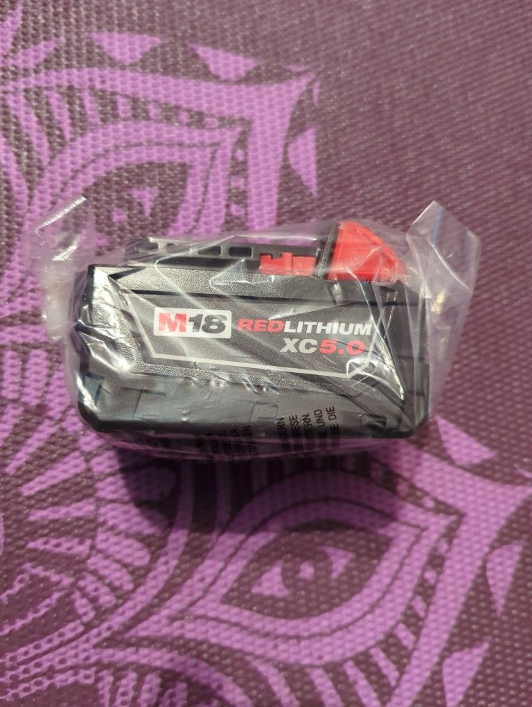 Milwaukee M18 Battery 5.0 Brand New