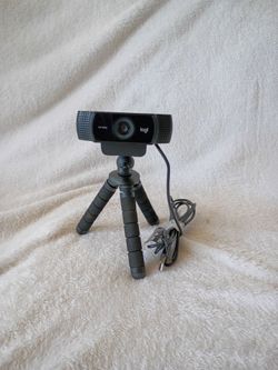 Logitech C922 Pro Stream 1080p HD Webcam - Black Pre-Owned Great Condition!