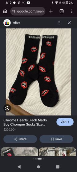 Chrome Hearts Matty Boy Chomper Socks