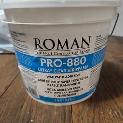 Roman pro-880 ultra clear strippable wallpaper adhesive