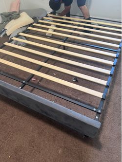 Must take all - Free gratis queen bed frame with headboard and dirty used full mattress