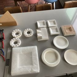 Ceramic Molds  with Tools For Glass Fusing 