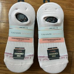 NWT Tahari Sport women cushioned microfiber No Show liners 14 pairs
