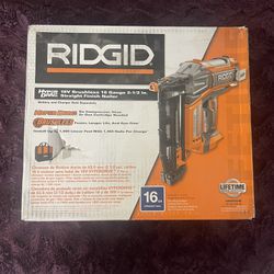 RIDGID 18V Brushless Finish Nailer