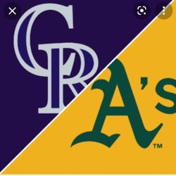 A's vs Rockies Saturday 