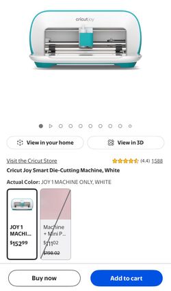 Cricut Joy Smart Die-Cutting Machine, White