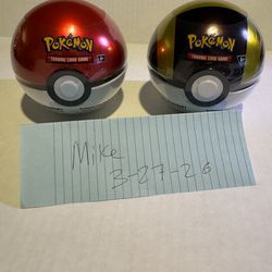 Sealed Pokeball Tins (G25)
