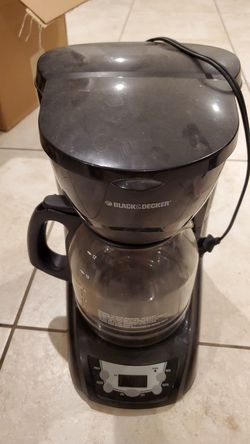 Black and Decker coffee maker