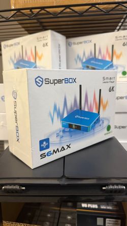 SuperBox S6 Max Android TV Streaming Player Soccer Sports Movies Shows Media Box