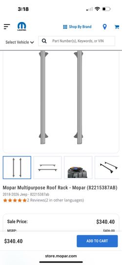 2018-2026 Jeep Wrangler/Gladiator Roof Rack