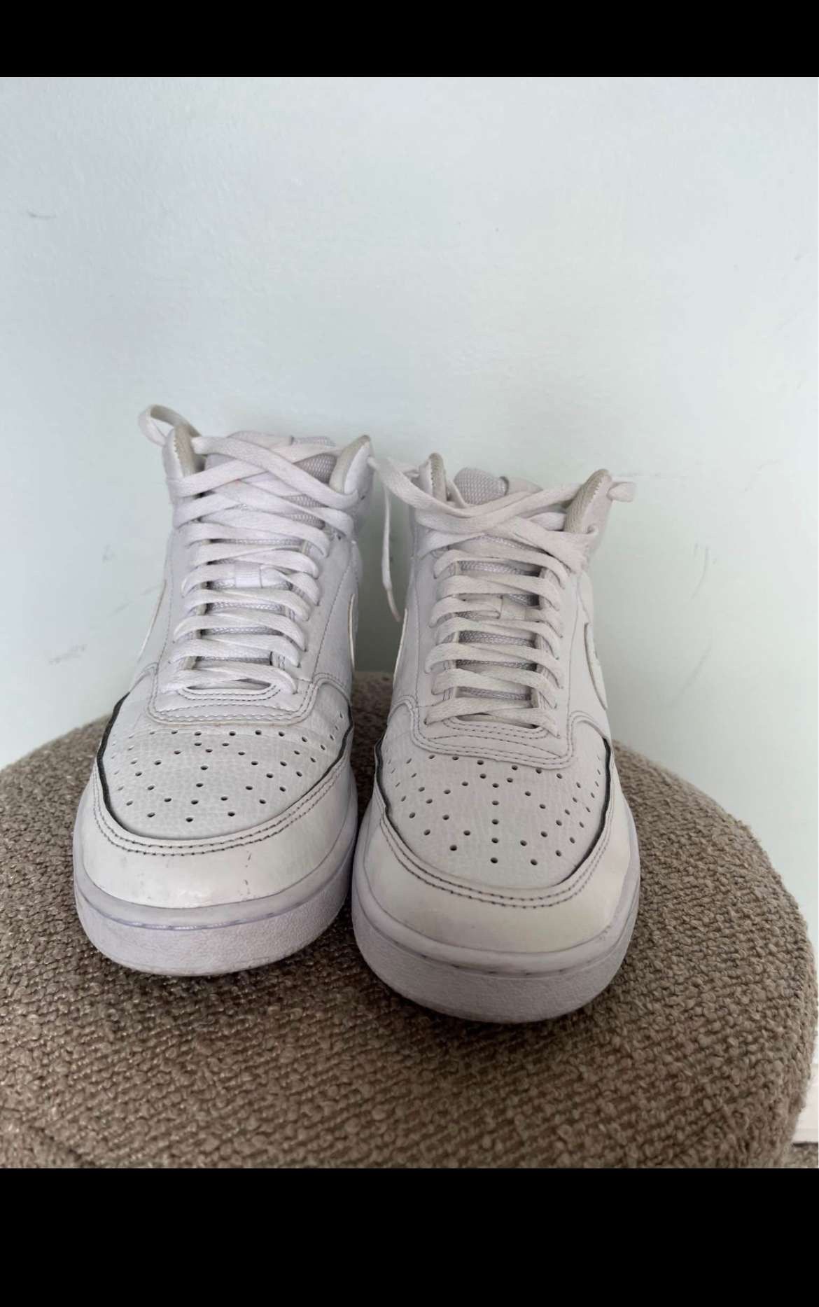 White Nike High Tops