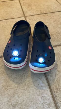Real Crocs With Headlights And Sealife Charms