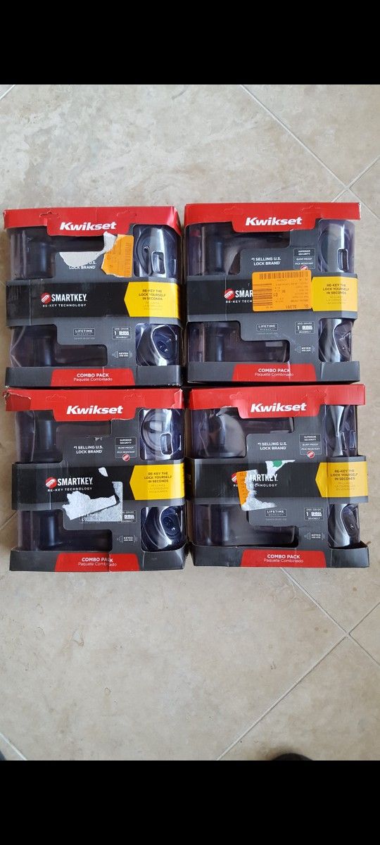 Kwikset Tustin Smartkey Bronze Entry And Deadbolt Set