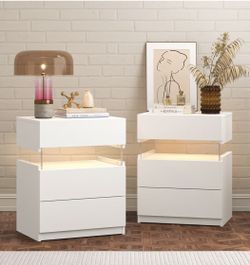 Bedside Tables LED Lights