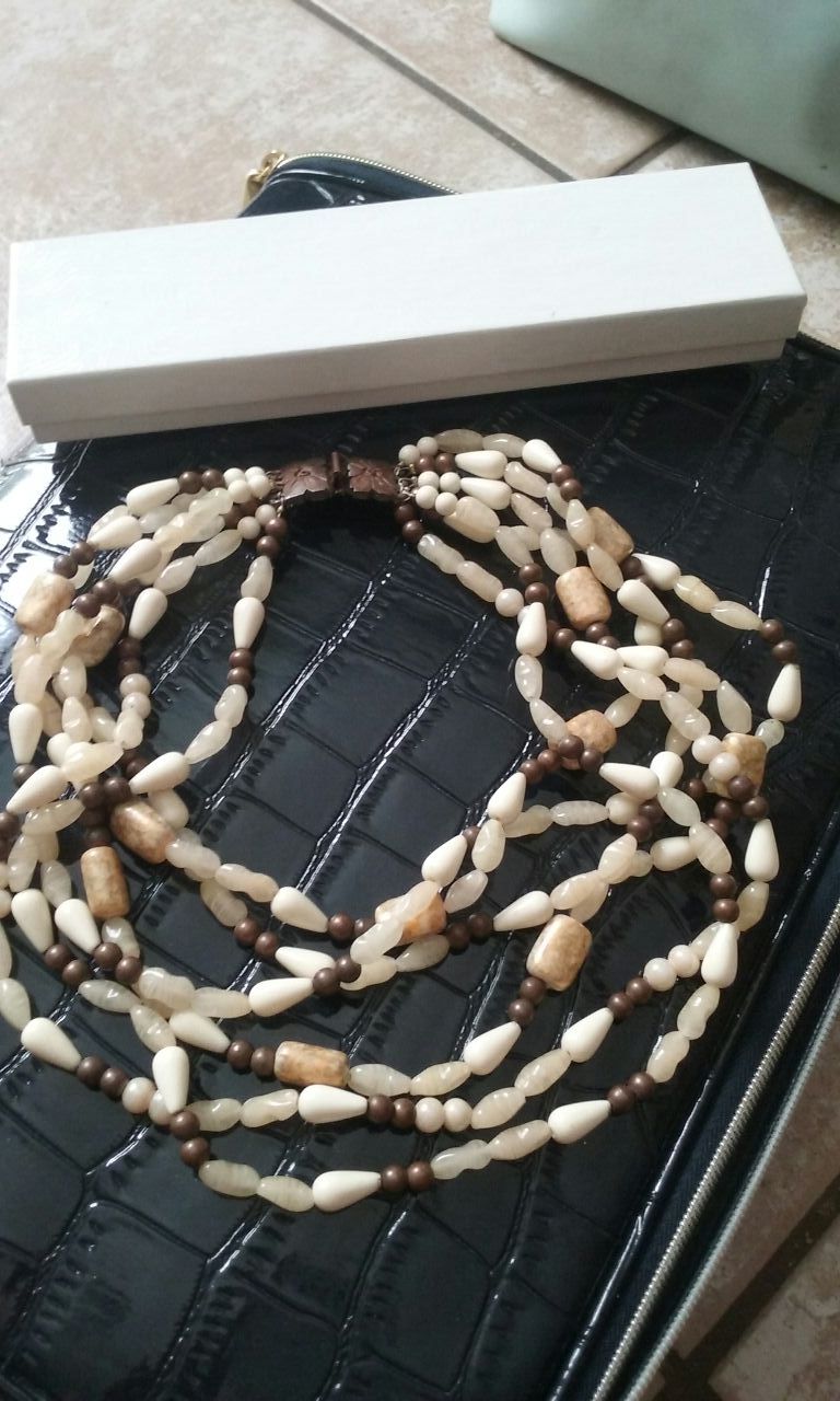 Brand new, real stones necklace.