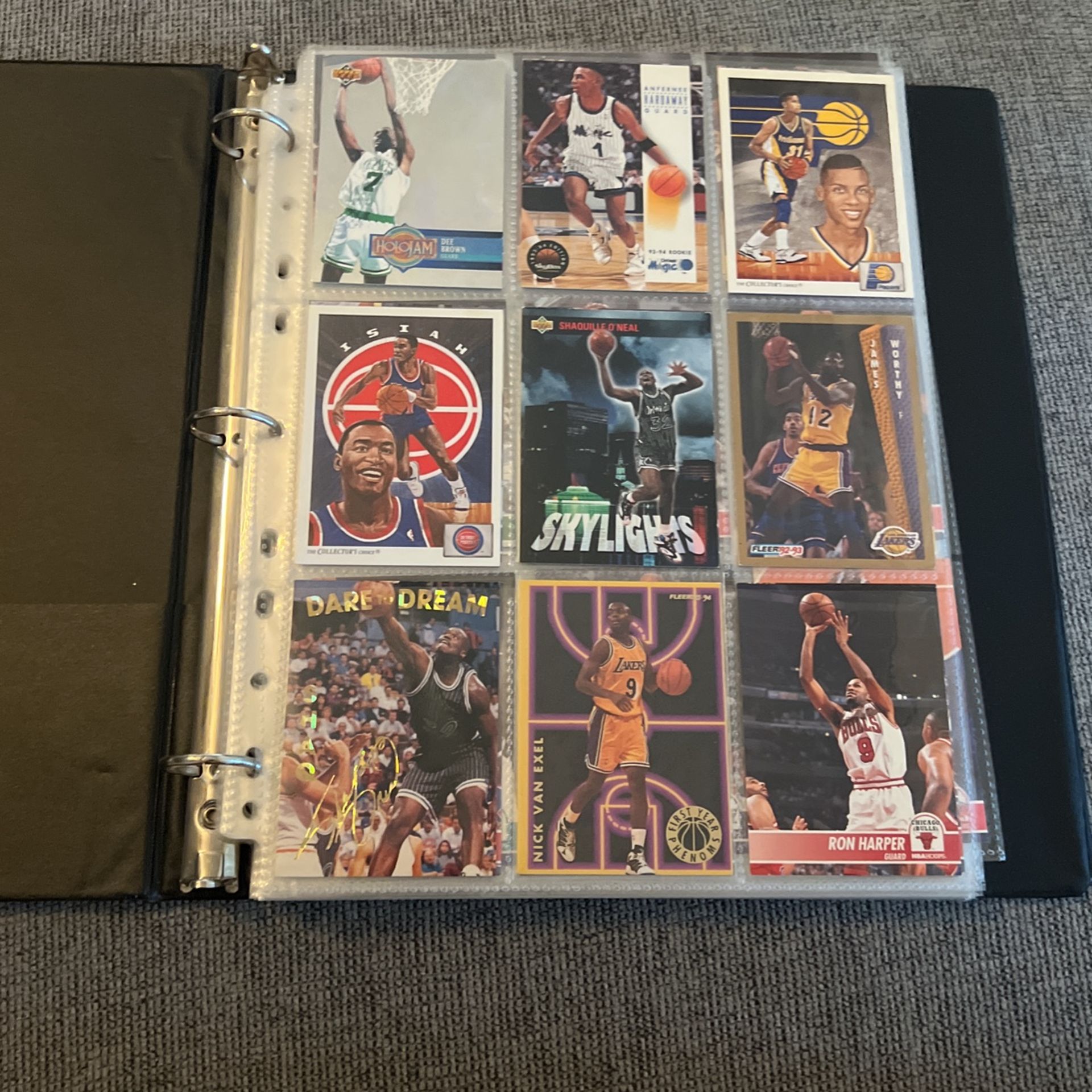 Notebook Card Collection Multiple NFL And NBA