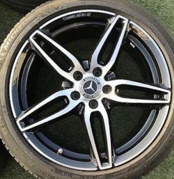 Mercedes Benz Wheels AMG Rims Clk Cla Cls C250 C300 E300 E350 Si Rims Gla Rims C Class E Class S Class Wheels