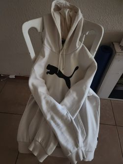 white puma hoodie