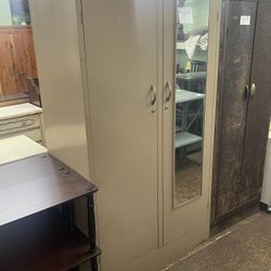 Two Door Large Metal Wardrobe