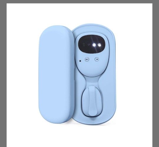 Wireless Bedwetting Alarm for Boys and Girls, USB Rechargeable, 3 Working Modes, Pee Alarm for Children,Blue