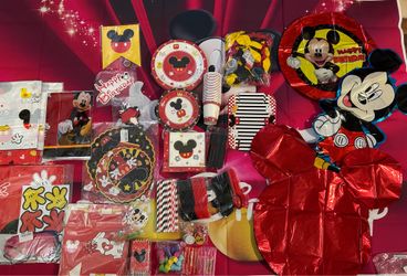 Mickey Mouse Birthday Party Supplies Huge Lot