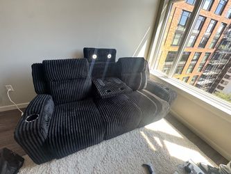 Couch/ recliners/bluetooth speakers/ LED lighting