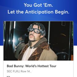 Bad Bunny Floor Tickets 