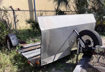 15x6 JJ Aluminum Hauling Trailer