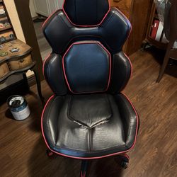 Gaming Chair, Two Tears In The Cushion